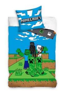 Minecraft Bettwäsche Wendebettwäsche MC003-4 135x200cm/80x80cm