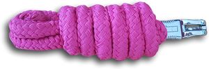 Führstrick mit Panikhaken für Pferd - Anbindestrick in verschiedenen stylischen Designs, Länge 2m, Farbe pink