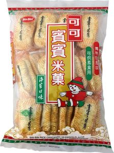 [ 150g ] BIN BIN Reiscracker mit Seetang / Rice Crackers with seaweed / Snack