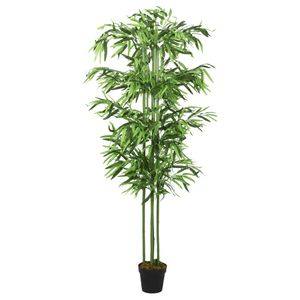 vidaXL Bambusový strom umělý 384 listů 120 cm zelený