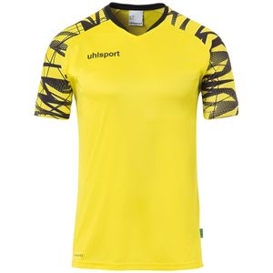 uhlsport Trainings-T-Shirt GOAL 25 TRIKOT KURZARM Unisex 1002215_01 limonengelb/schwarz M