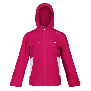 Regatta Jacke für Kinder wasserdicht mit Kapuze, Farbe:Rosa, Kinder Größen:176