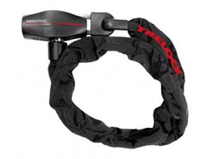 Trelock Kettenschloss 85 cm, Ø 5 mm BC 280/85/5, ohne Halter, schwarz
