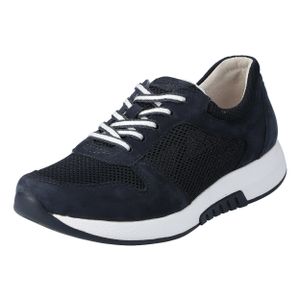 Gabor Comfort Rollingsoft Sneaker - Dunkelblau Mesh Größe: 40 Normal