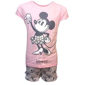 Schlafanzug kurz 100 Jahre Disney Minnie Mouse Rosa 140 cm