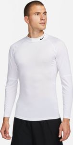 Nike Dri-Fit Fitness Mock-Neck Long-Sleeve Top White/Black M Thermokleidung Nike Dri-Fit Fitness Mock-Neck Long-Sleeve Top White/Black M Thermokleidung