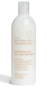 Ziaja, Naturalnie Pielęgnujemy Odświeżający żel pod prysznic, 400 ml - Długi termin ważności!