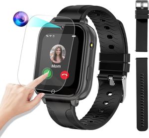 Kinder-Smartwatch 4G mit GPS-Telefon, 1,69-Zoll-Touchscreen Kinder-Smartwatch 4G WiFi Videoanruf Kamera Musikspieler Gesichtserkennung Geofence