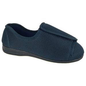 Papuče na spanie - pánske/dámske unisex papuče "Terry" DF2209 (39,5 EU) (námornícka modrá)