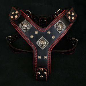 The "Eros" harness black & red – XXL