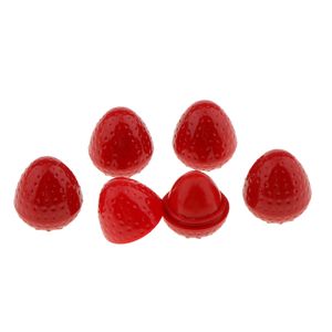 Lippenbalsam Moisturing Lippenpflege Erdbeere Geschmack Lip Balm (5 Stück Pack) Geschenk