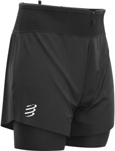 Spodenki do biegania Compressport Trail 2-in-1 Short Black L