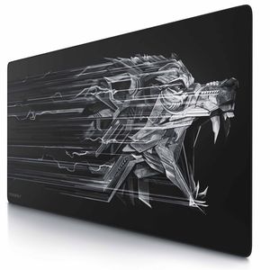Titanwolf Gaming Mauspad, XXXL Speed Mousepad 1200 x 600 mm, Geschwindigkeit & Präzision, Wolf Epsilon