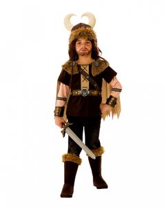 Vikinger Krieger König Kinderkostüm für Halloween und Karneval Größe: S