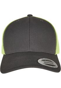 Flexfit Cap Retro Trucker 2-Tone Charcoal/ Neon Green