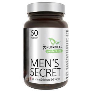 NUTRIMEXX Men´s Secret Kapseln 60 Stück L-Arginin plus Maca- und Ginsengextrakt