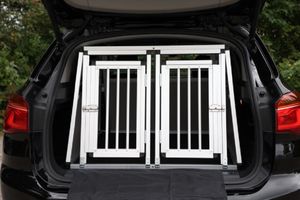 Kerbl Alu-Transportbox Barry zweitürig 92x97x68cm 80587