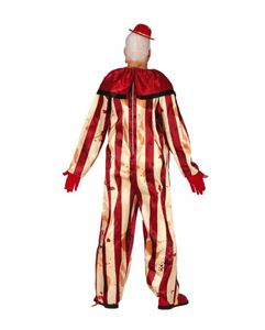 Billy the Bloody Killer Clown Herren Kostüm als Verkleidung für Halloween und Karneval Größe: L
