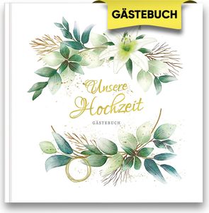 Hochzeitsbuch Gästebuch zur Hochzeit | Hochzeitsalbum - Hardcover | 21x21cm | 120 Seiten