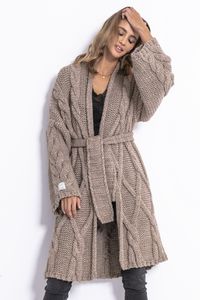 Fobya Strickjacke für Frauen Obiero mokka S/M