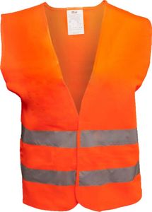 1x orange Warnweste ERWACHSENE neon orange Größe XL EN 471 HP