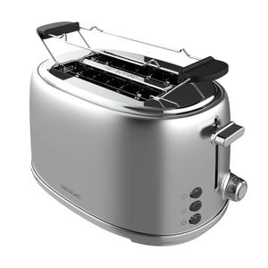 Cecotec Toast&taste 1000 Retro Double 980w Toaster Grau One Size / EU Plug Grau One Size