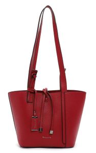 Tamaris Damen Shopper Handtasche Bag in Bag besonderes Design Janika 32011, Farbe:Rot