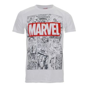 Marvel - T-Shirt für Herren TV353 (L) (Weiß)