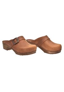 Sanita Wood-Urban Open Clog Chestnut Gr.37