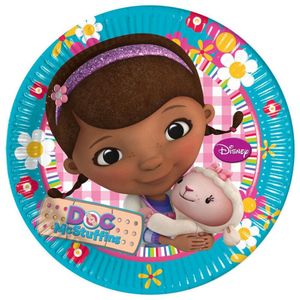 Doc McStuffins - Párty talíř, papírový, balení 8 ks SG30352 (jedna velikost) (barevný)