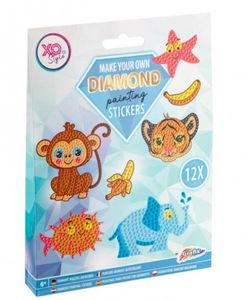 Diamond Painting Sticker Wildtiere (12 Sticker je Pack)