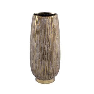 PTMD Junee Vase - 15x15x33 cm - Keramik - Gold