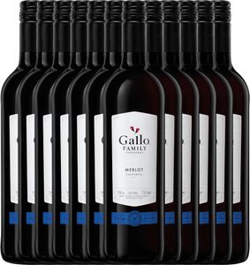 VINELLO 12er Weinpaket - Merlot 2020 - Gallo Family