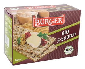 Burger Knäckebrot5-Saaten (250 g)