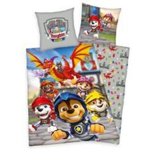 Paw Patrol Rescue Knights Wende Bettwäsche Set 2 tlg.135x200cm 80x80cm