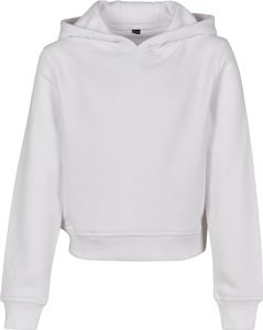 Build Your Brand Girls Cropped Sweat Hoody Build Your Brand Girls Cropped Sweat Hoody
