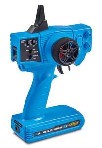 Carson RC FS Reflex X2 2 Kanal 2.4GHz Sender + Empfänger Set Pistolensteuerung Blue Version