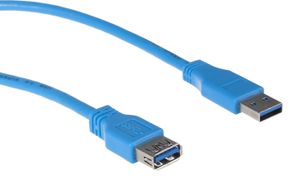 USB Verlängerungskabel 3m Verbindungskabel Verlängerung Stecker auf Büchse