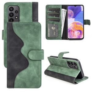 Pre Samsung Galaxy A23 5G Design Mobile Phone Case Wallet Premium Green Protective Cover Case Cover Cases  príslušenstvo