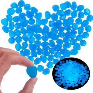 Fluorescencyjne kamyki, kamienie fluorescencyjne, 100 sztuk Dekoracyjne Fluorescencyjne kamyki, kamienie fluorescencyjne, 100 sztuk Dekoracyjne