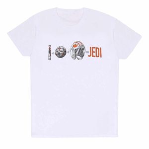 Star Wars - T-Shirt für Herren/Damen Uni HE1544 (M) (Weiß)