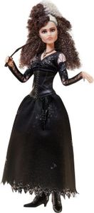 Lalka Harry Potter Bellatrix Lestrange (ok. 25 cm) z magiczną różdżką, prezent dla dzieci w wieku od 6 lat