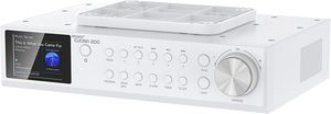 Regent Cucina 200 Küchenradio Unterbau Dab Radio mit Bluetooth FM / DAB+ Radio mit Led Leiste Küche, Farbdisplay, Küchen Timer mit 2 Alarmen - weiß