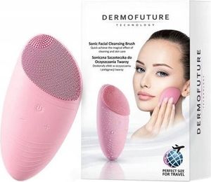 Dermofuture Sonická čistiaca kefka na tvár Ideálna veľkosť na cestovanie Pink Rose