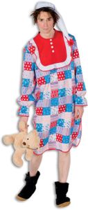Nachthemd Kostüm Schlafwandler Schlafhemd Schlafanzug Pyjama JGA Herren Karneval Gr. 50