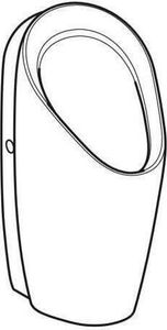 Geberit 116071001 Preda Urinal, wasserlos