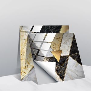 10 Stück Glänzend Selbstklebende Moderne Wandaufkleber Wandtattoos,Farbe: Dreieck,Größe:20x20cm