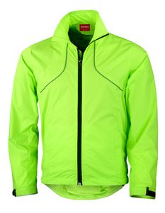 SPIRO Uni prechodná bunda Trail & Track cyklistická bunda S185X Green Neon Lime L