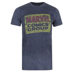 Marvel - "Comics Group" T-Shirt für Herren TV748 (L) (Marineblau meliert)
