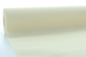 Airlaid Tischdeckenrolle Creme, 118 cm x 25 m , 1 Stück - Mank